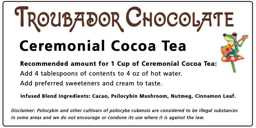 4oz Cocoa Tea | Troubador Chocolate